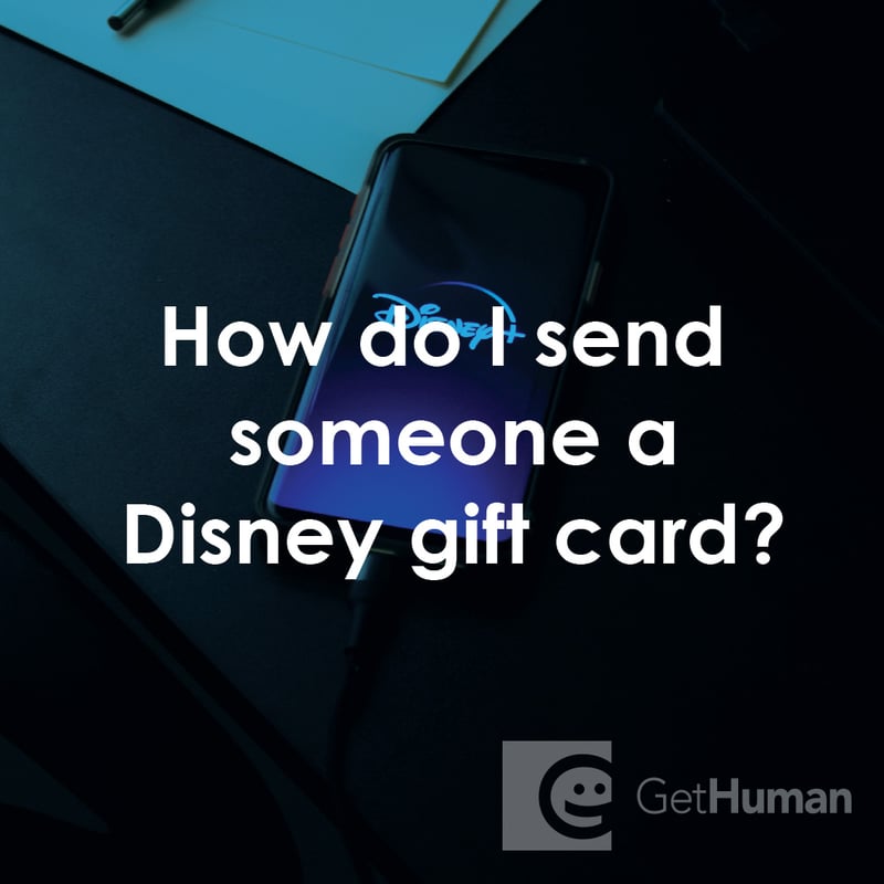 How Do I Send Someone a Disney Gift Card?