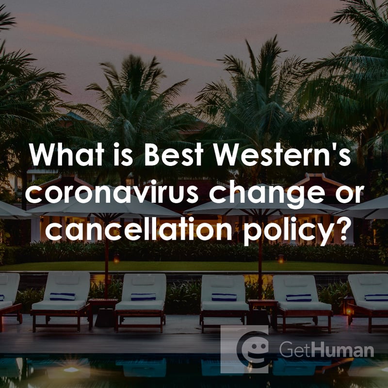 What Is Best Western's Coronavirus Change or Cancellation Policy