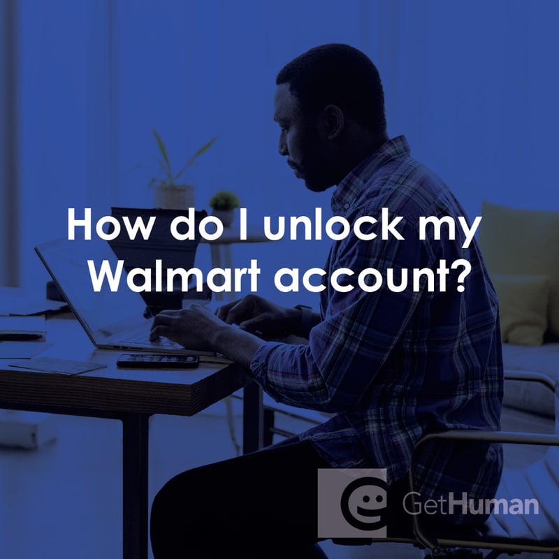 How Do I Unlock My WalMart Account?