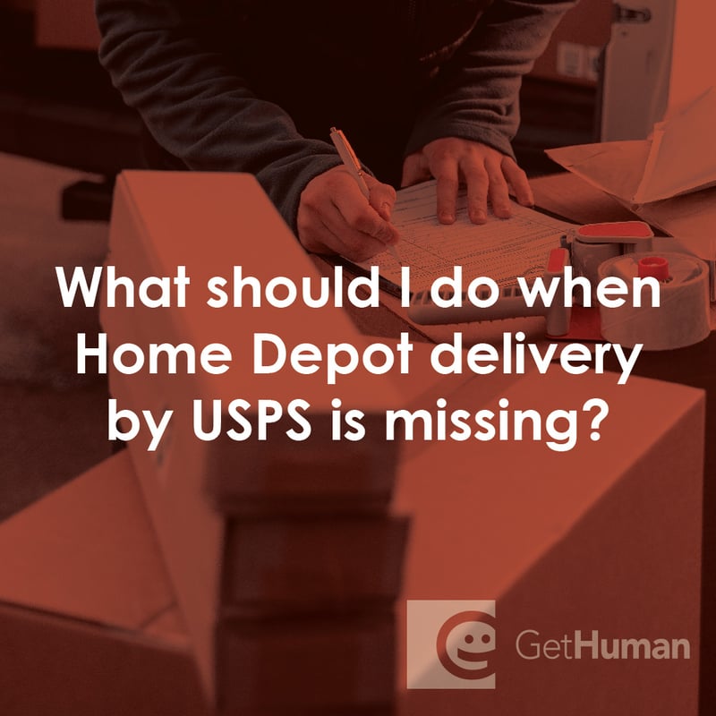 What Should I Do When Home Depot Delivery by Usps Is Missing?
