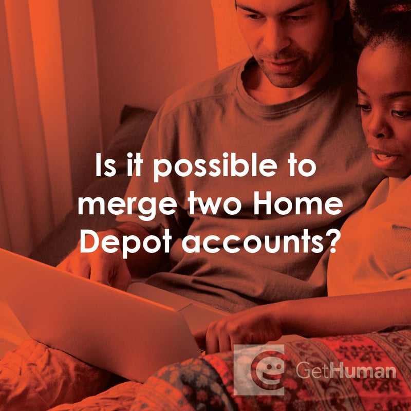 Is It Possible to Merge Two Home Depot Accounts?