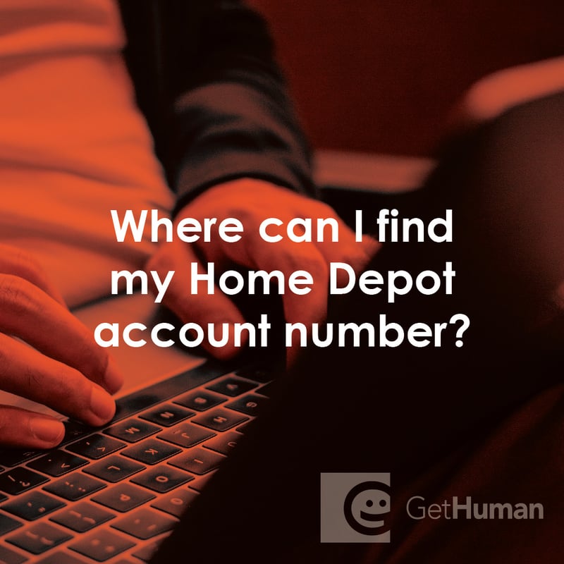 Where Can I Find My Home Depot Account Number?