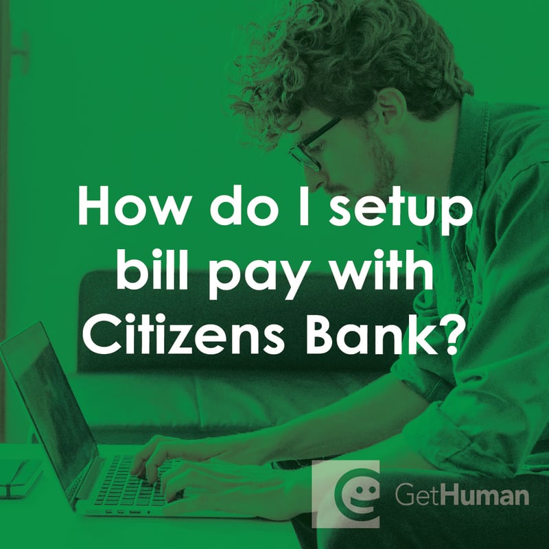 How Do I Setup Bill Pay with Citizens Bank?