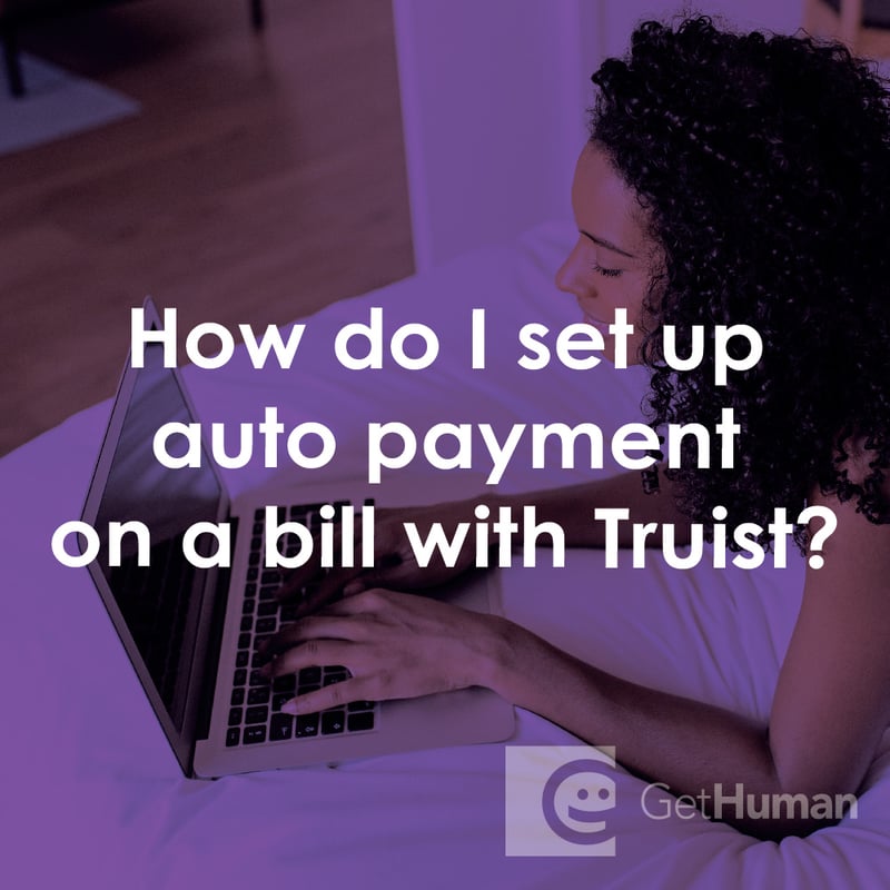 How Do I Set Up Auto Payment on a Bill with Truist Bank?