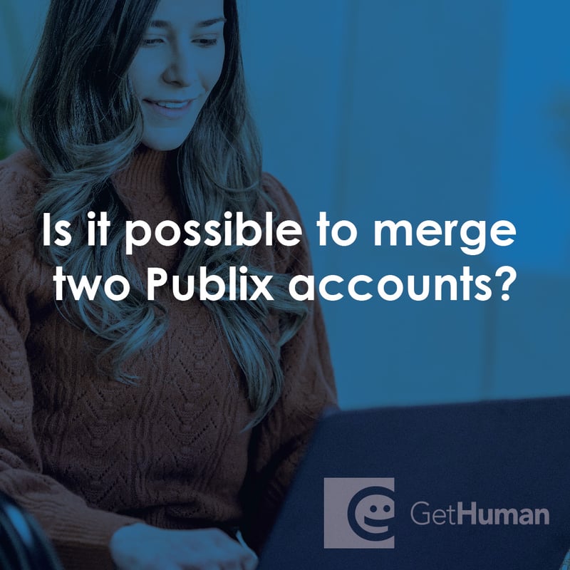 Is It Possible to Merge Two Publix Accounts?