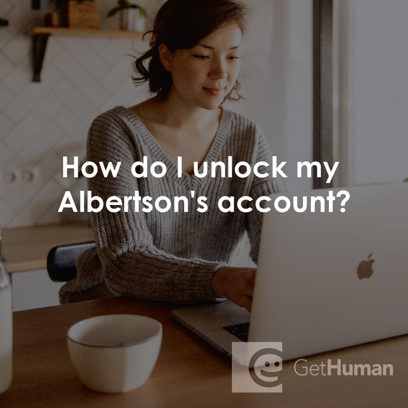 How Do I Unlock My Albertsons Account?