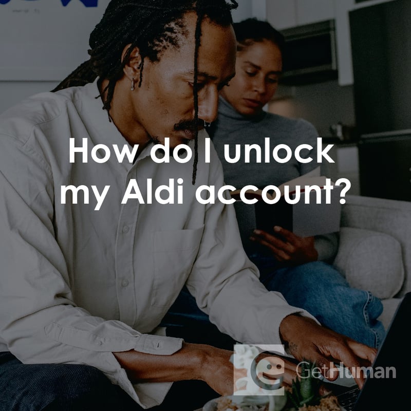How Do I Unlock My Aldi Account?