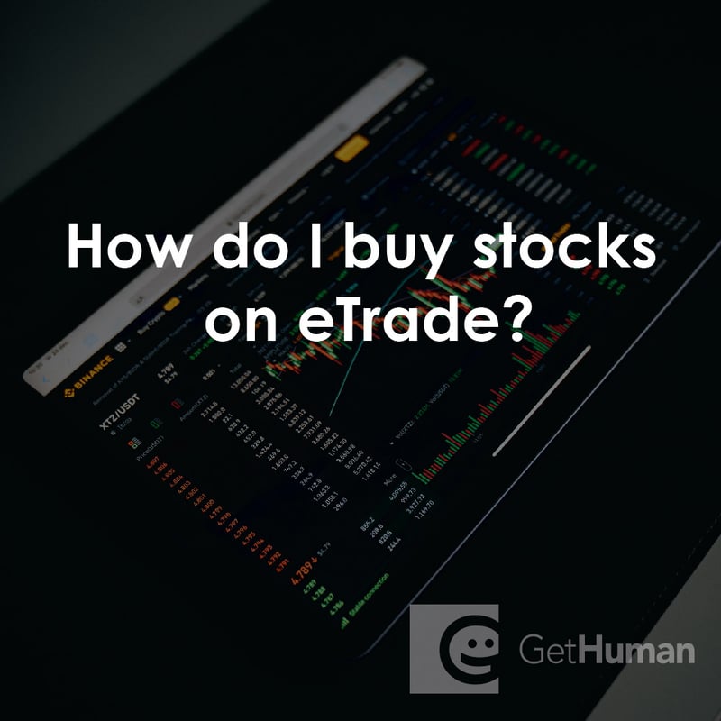 How Do I Buy Stocks on eTrade?