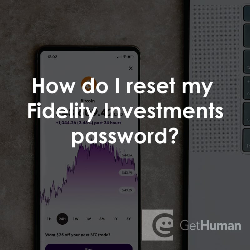 How Do I Reset My Fidelity Investments Password?