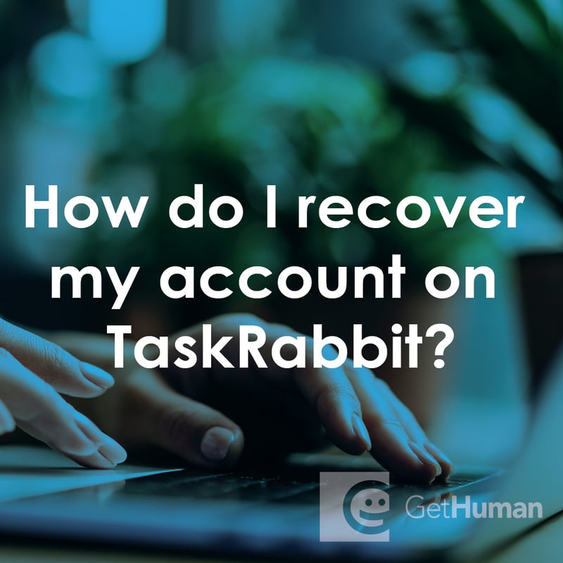 How Do I Recover My Account on TaskRabbit?