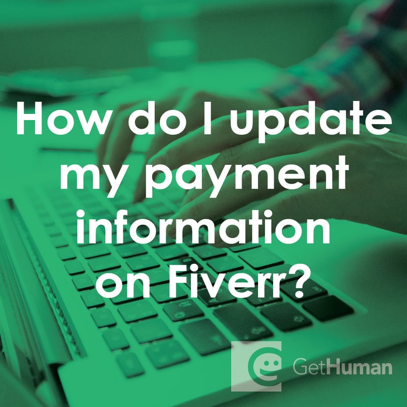 How Do I Update My Payment Information on Fiverr?