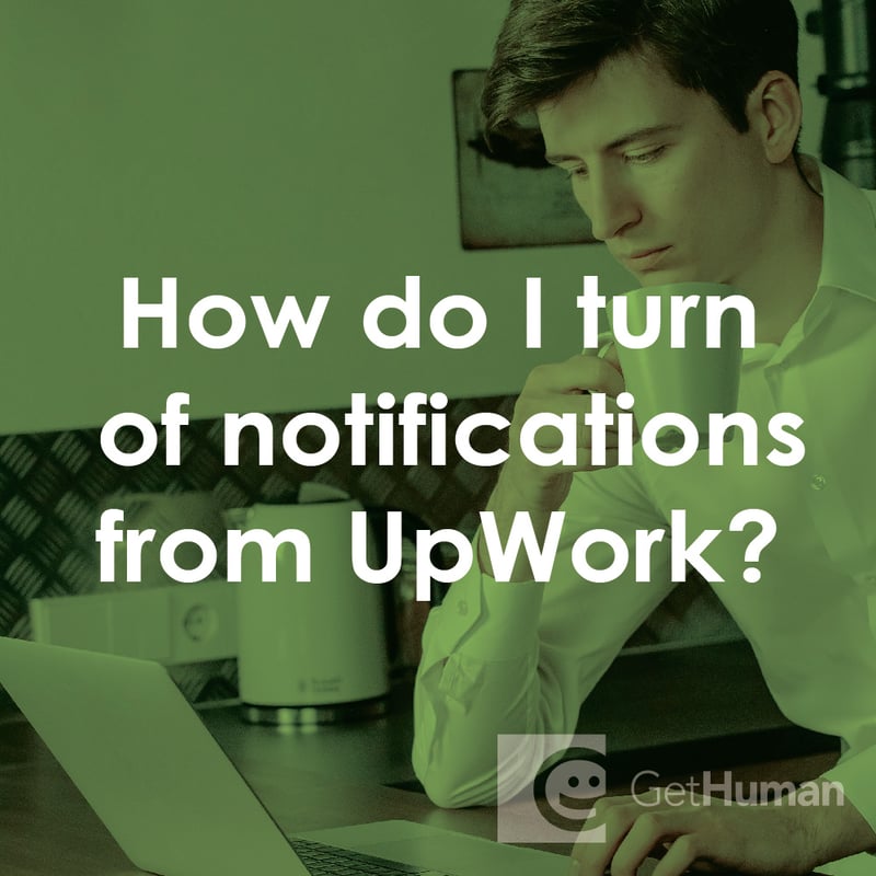 How Do I Turn Off Notifications from UpWork?