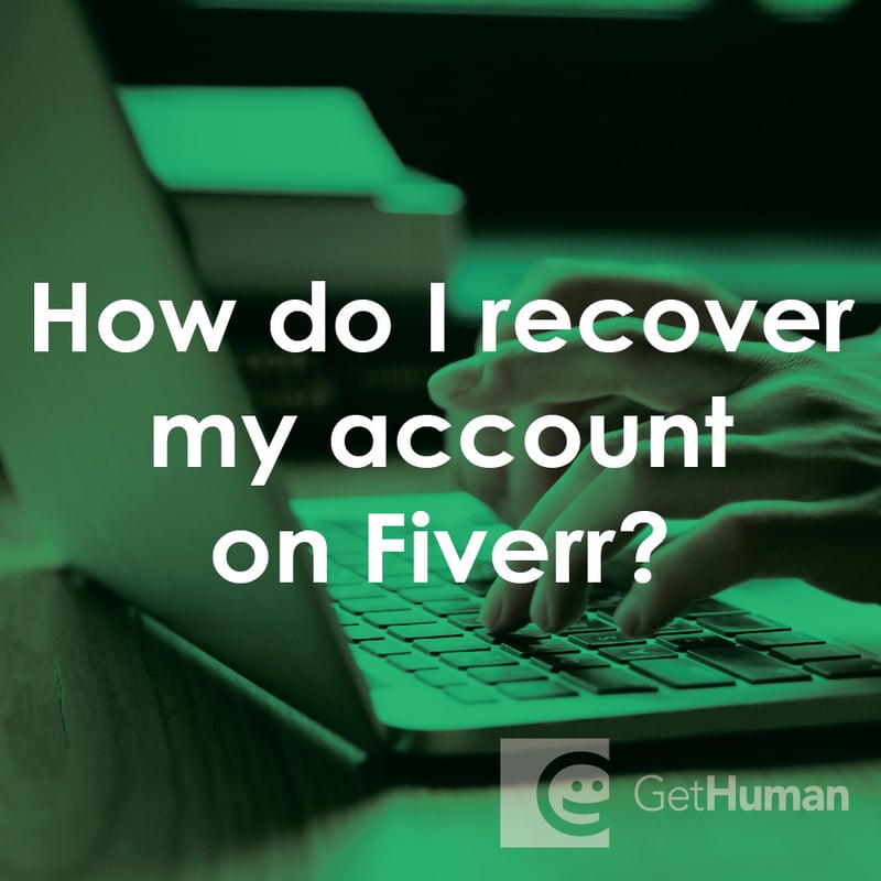 How Do I Recover My Account on Fiverr?