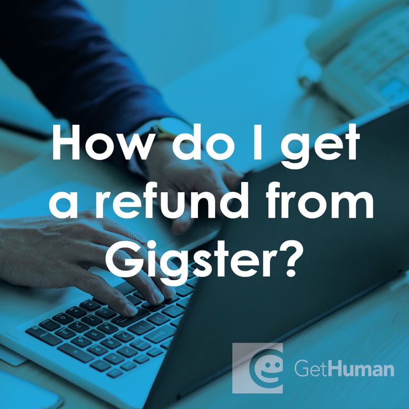 How do I get a refund from Gigster?