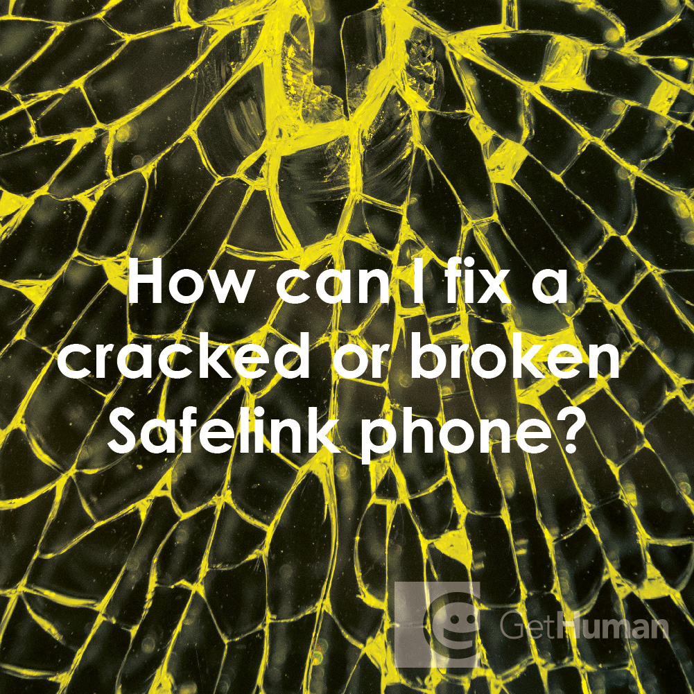 How Can I Fix a Cracked or Broken SafeLink Phone?