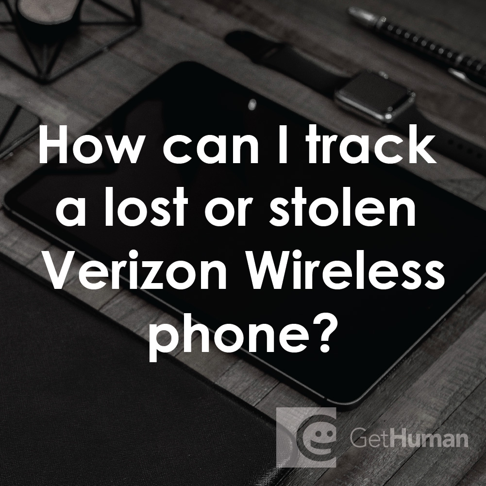 How Can I Track a Lost or Stolen Verizon Wireless Phone?