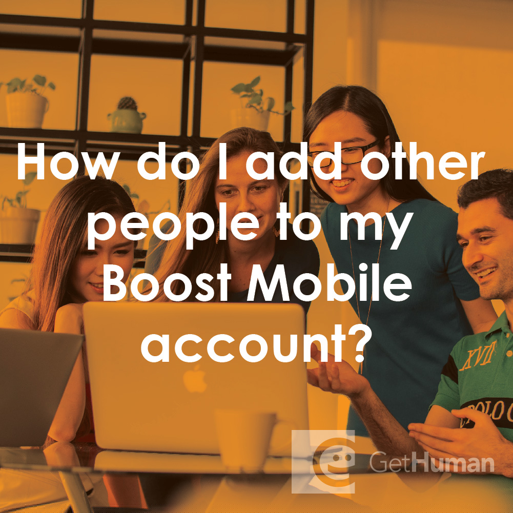 How Do I Add Other People to My Boost Mobile Account?
