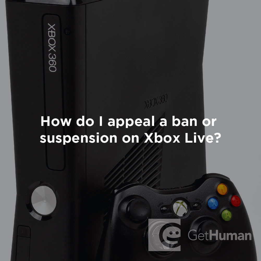 How Do I Appeal a Ban or Suspension on Xbox Live?