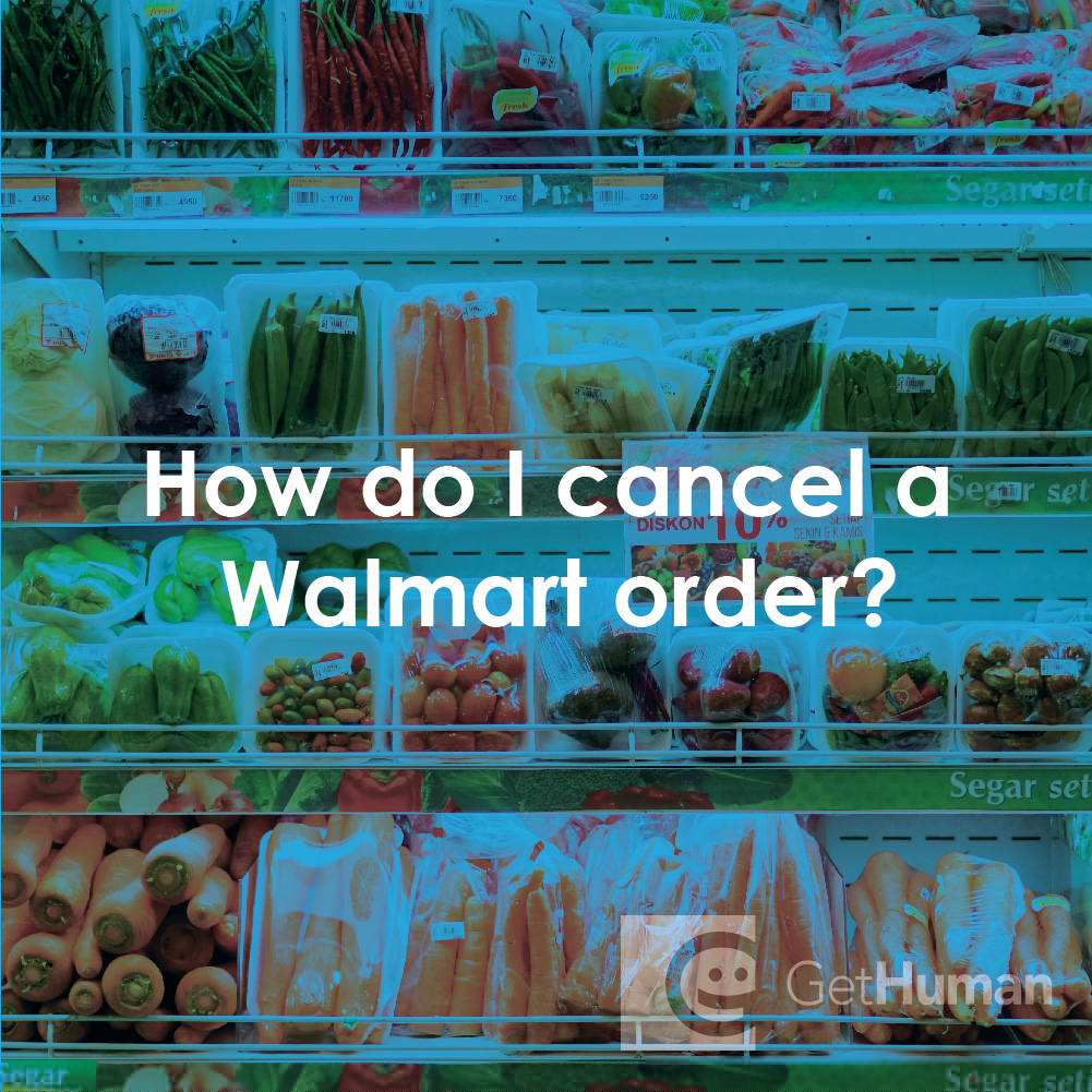How Do I Cancel a WalMart Order?