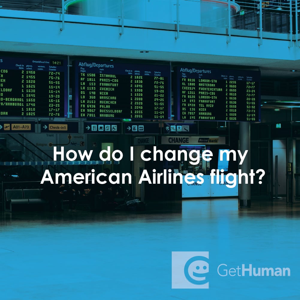 How Do I Change My American Airlines Flight?