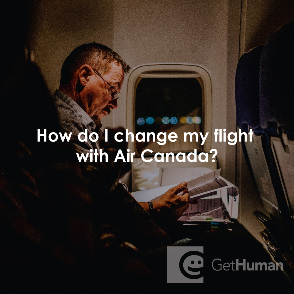 How Do I Change My Flight with Air Canada?