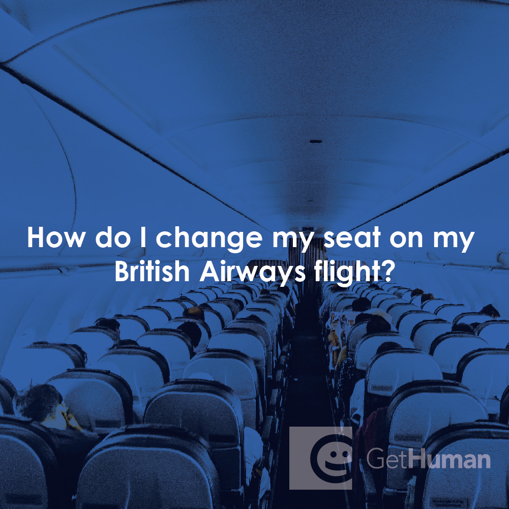 How Do I Change My Seat on My British Airways Flight?