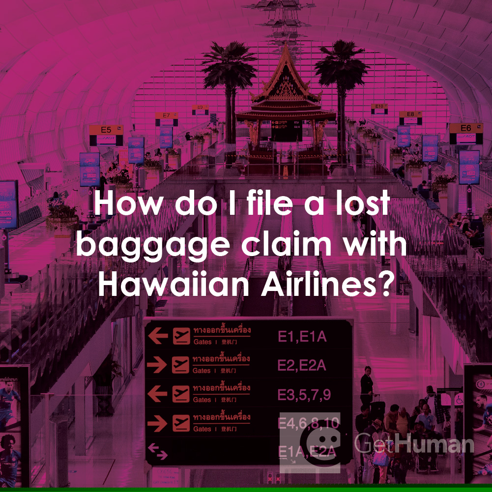 How Do I File a Lost Baggage Claim with Hawaiian Airlines?