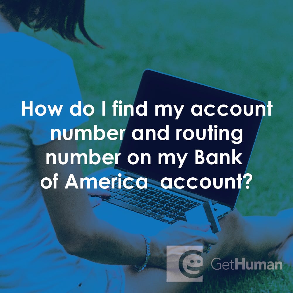 How Do I Find My Account Number and Routing Number on My Bank of America Account?