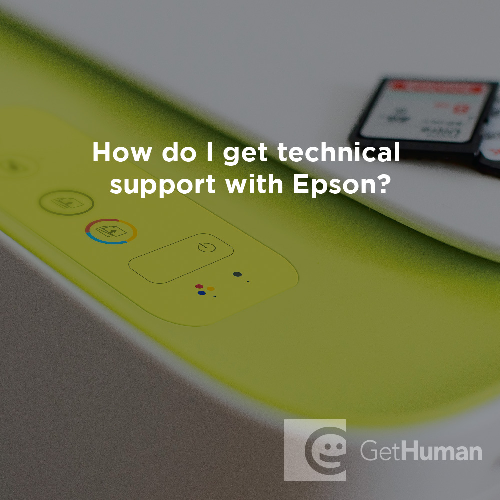 How Do I Get Technical Support with Epson?