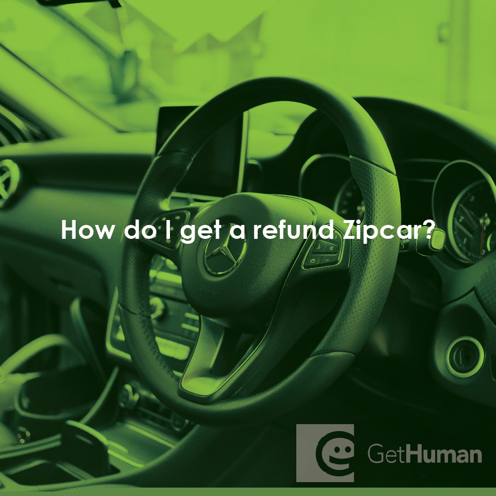 How Do I Get a Refund Zipcar?