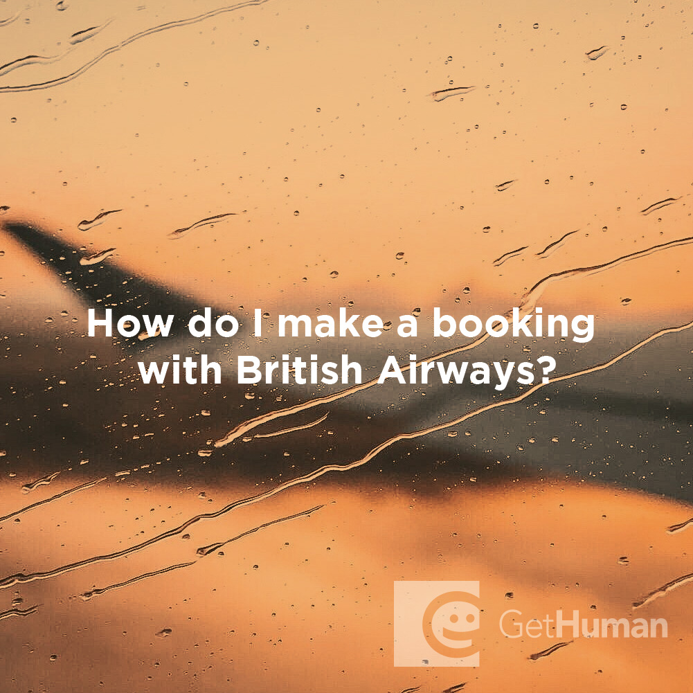 How Do I Make a Booking with British Airways?