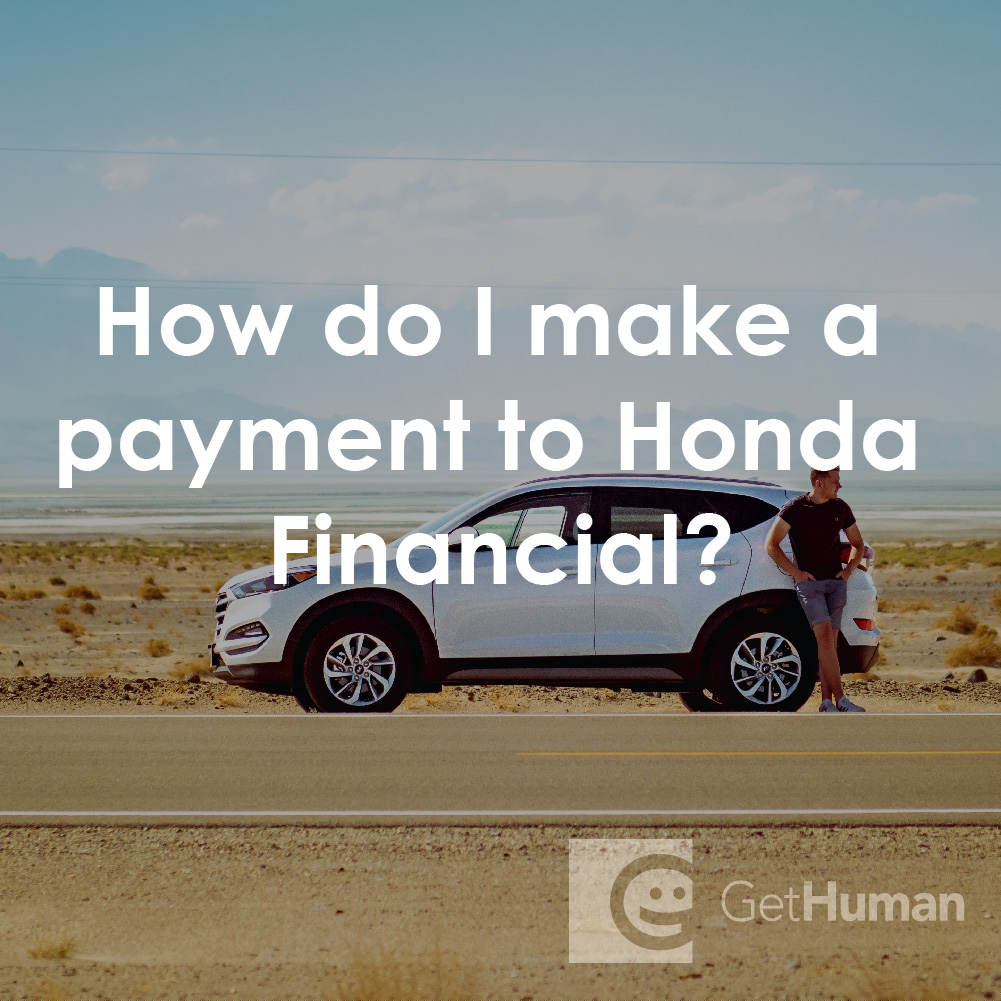 How Do I Make a Payment to Honda Financial?