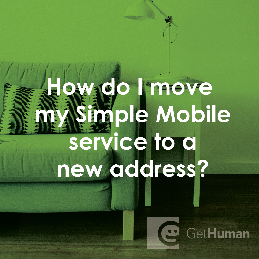 How Do I Move My Simple Mobile Service to a New Address?