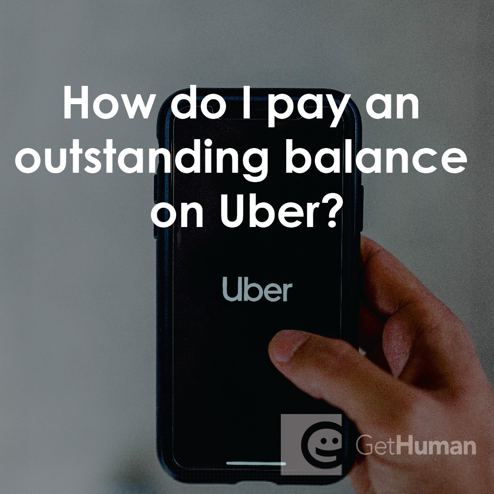 How Do I Pay an Outstanding Balance on Uber?