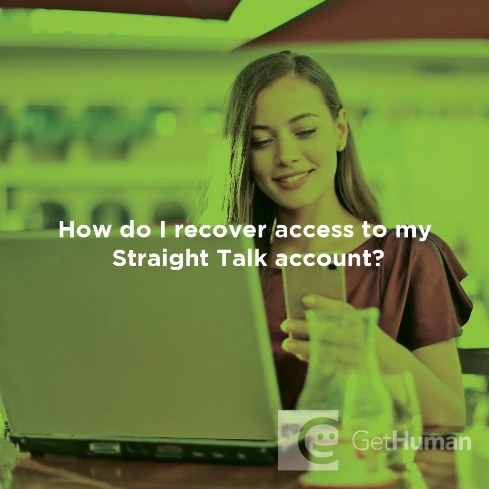How Do I Recover Access to My Straight Talk Account?