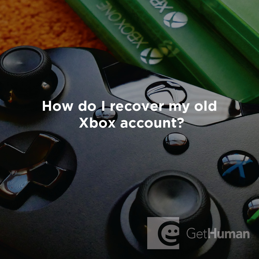 How Do I Recover My Old Xbox Account?