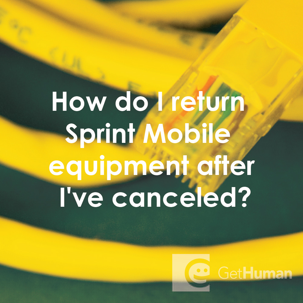 How Do I Return Sprint Equipment After I've Canceled?