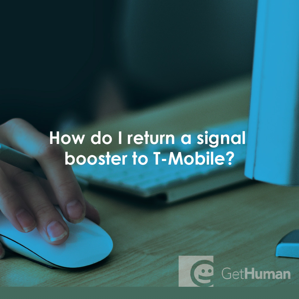 How Do I Return a Signal Booster to T-Mobile?