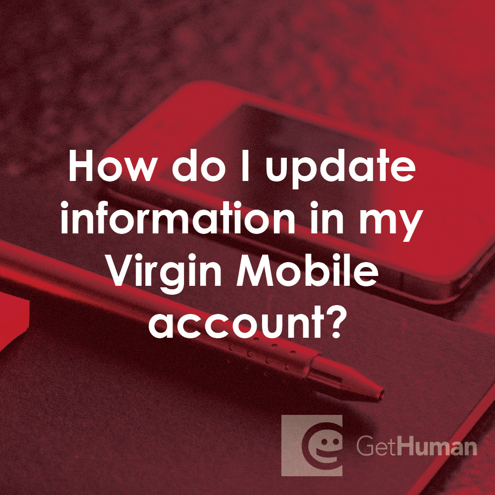 How Do I Update Information in My Virgin Mobile Account?