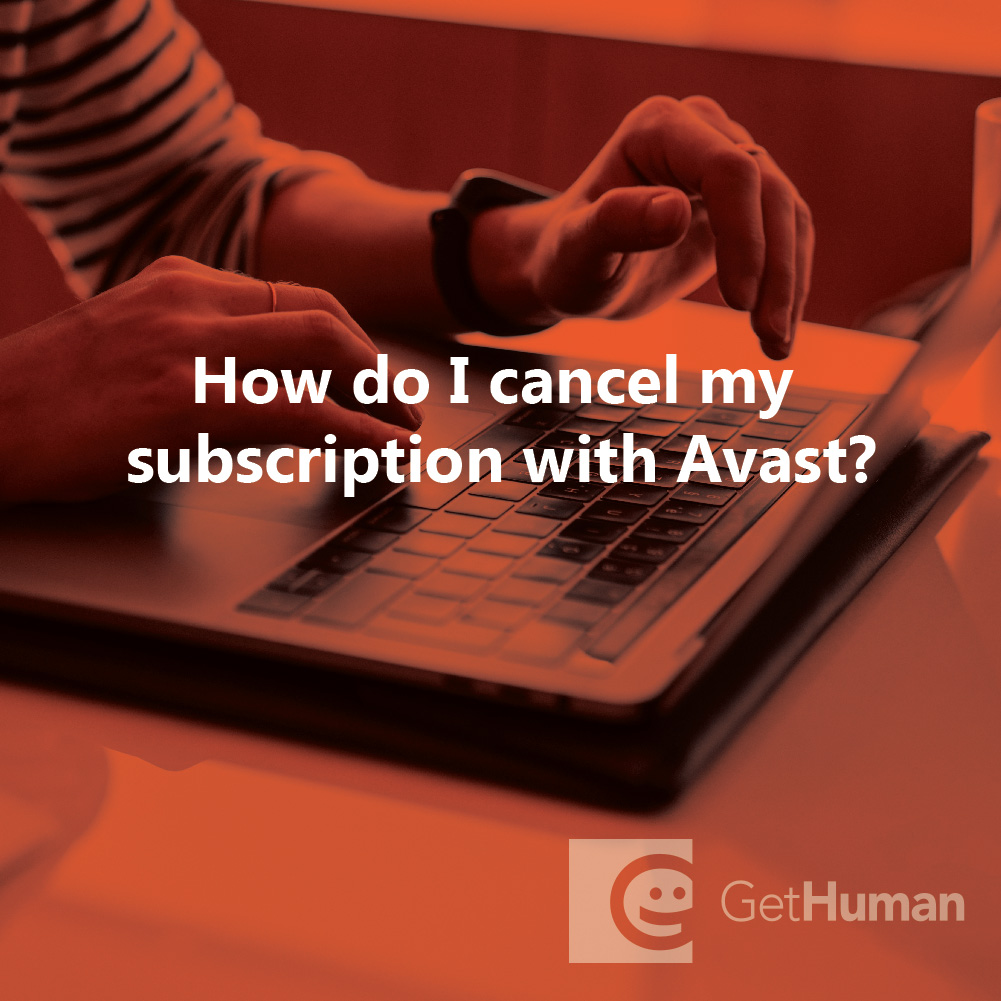 How do I cancel my subscription with Avast?