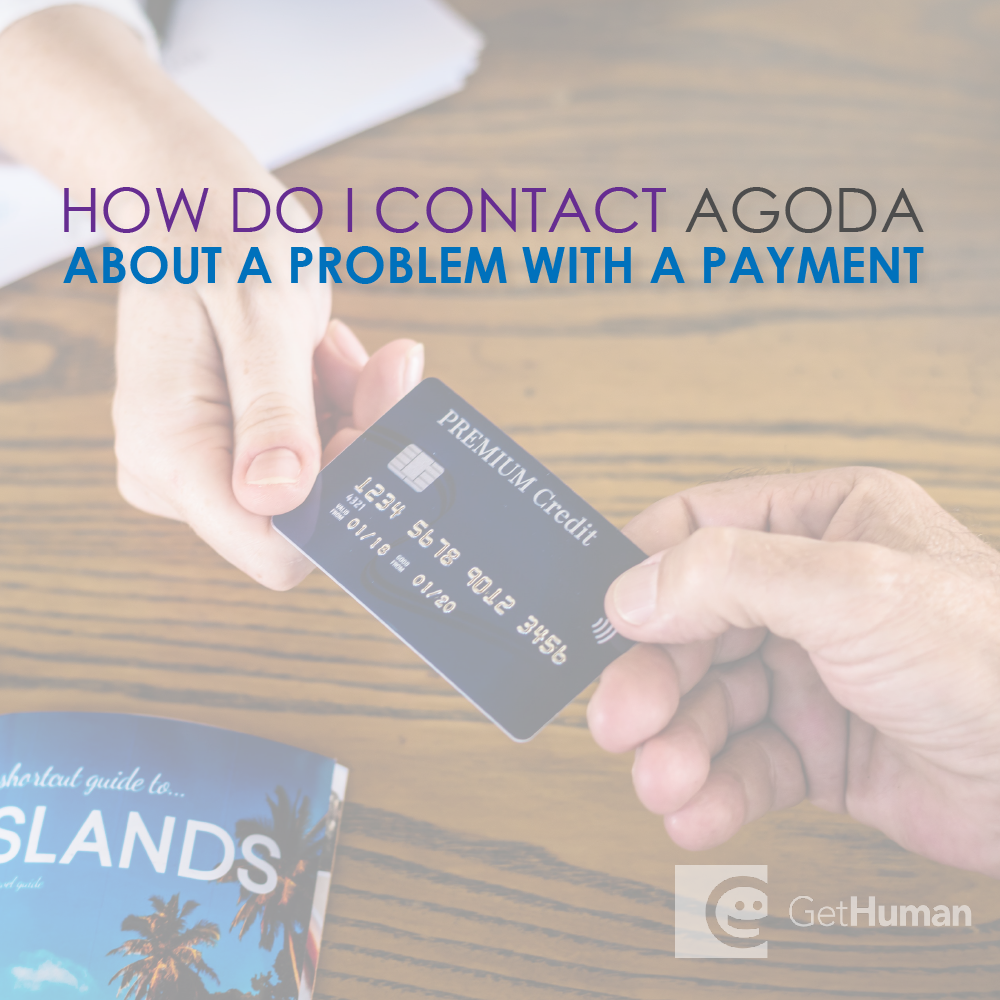 How do I contact Agoda about a problem with a payment?