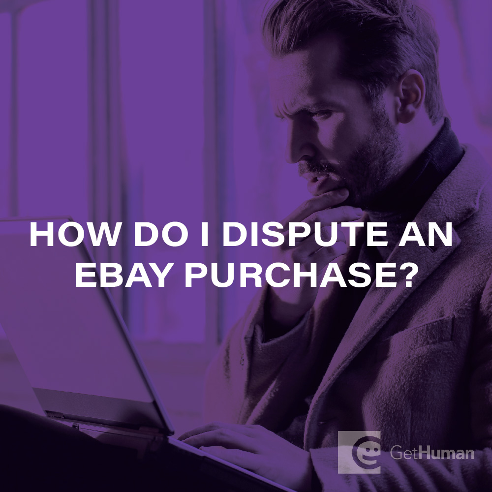 How do I dispute an eBay purchase?