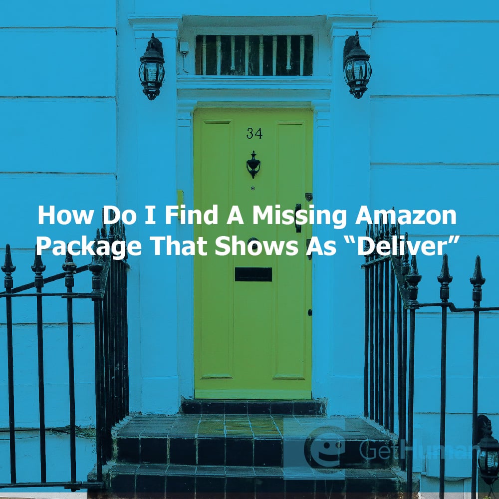 How do I find my missing Amazon package that shows as delivered?