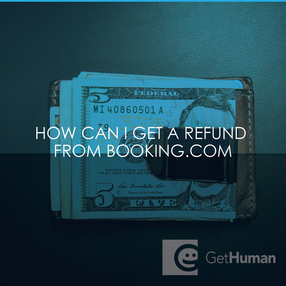 How do I get a refund from Booking.com?
