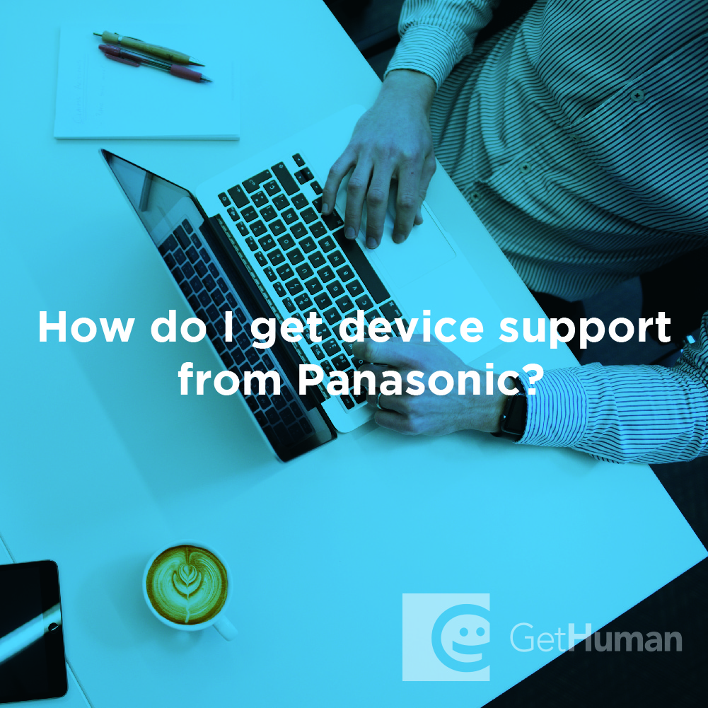 How do I get device support from Panasonic?