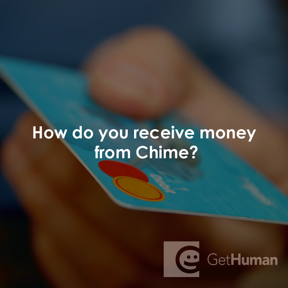 How do I receive money from Chime?