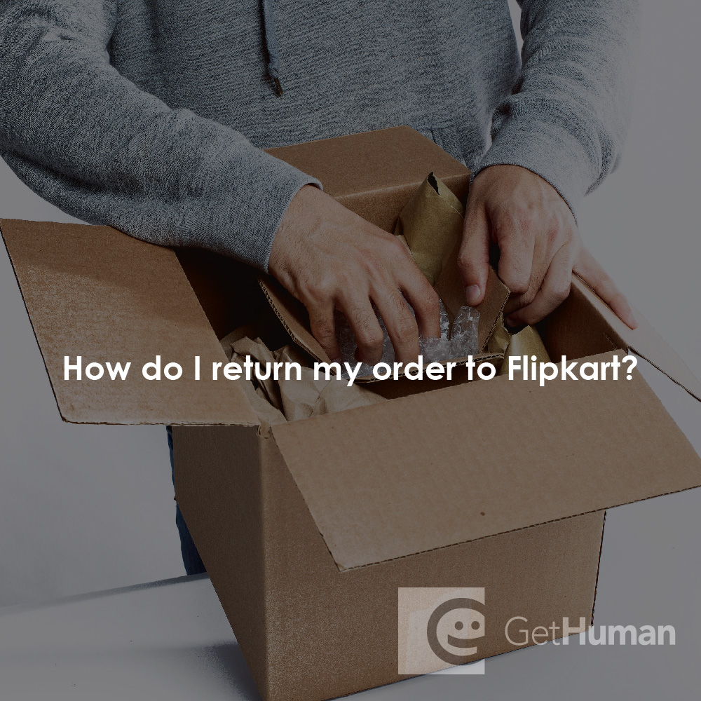 How do I return my order to FlipKart?