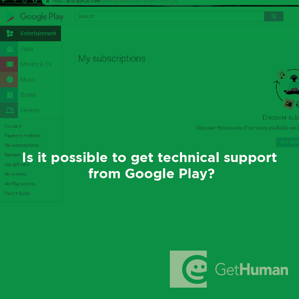 Is it possible to get technical support from Google Play?