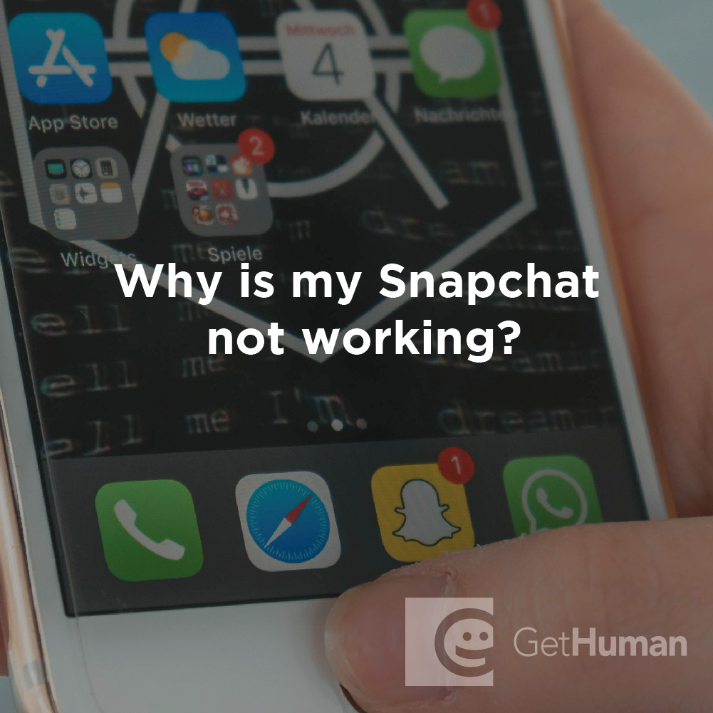 Why is my Snapchat not working?