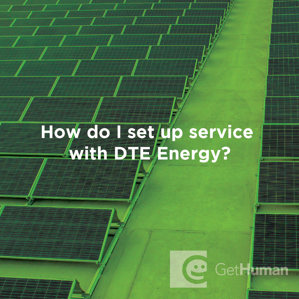 How Do I Set Up Service with DTE Energy?